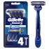 GILLETTE SENSOR3 COMFORT 4 DISPOSABLE RAZOR MEN^