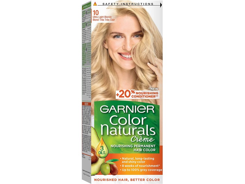 Garnier hair color ultra light blonde 10