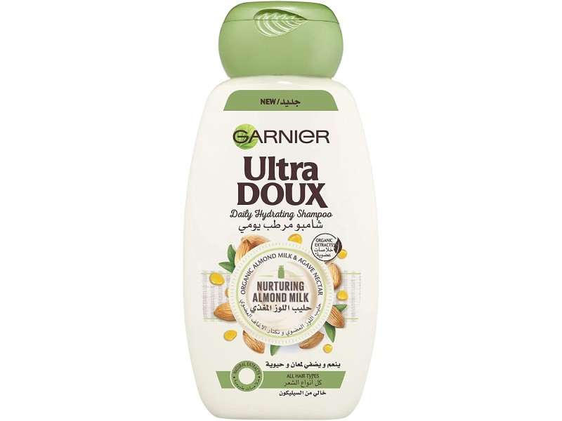 Garnier ultra doux almond milk hydrating shampoo 400ml