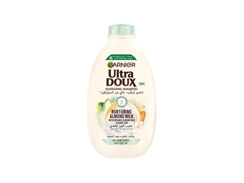 Garnier ultra doux almond milk hydrating shampoo 400ml