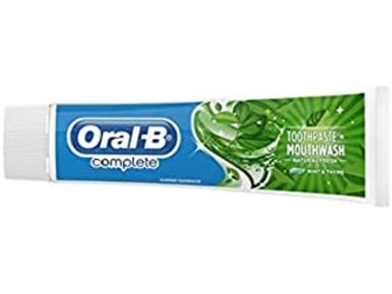 Oral-b toothpast complete mouth wash whitening 100ml