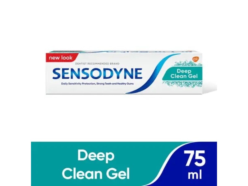 Sensodyne tooth paste deep clean gel 75ml