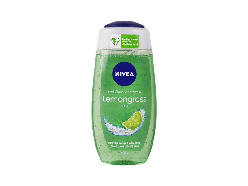 Nivea shower gel 250 ml lemon grass oil