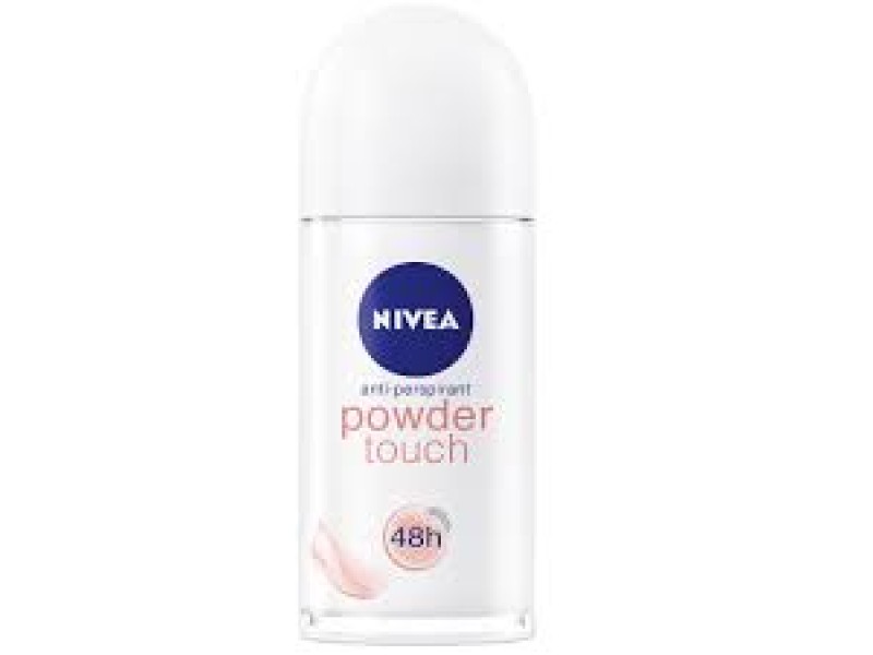 Nivea deodorant roll on 50 ml powder touch for women