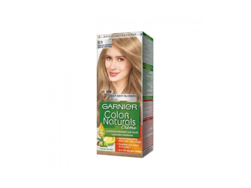Garnier hair color color nature 8.11 light blond deep gray