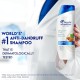 Head & shoulder hair shampoo anti dandruff 600 ml moisturizing scalp care