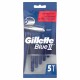 Gillette blue ii chromium 5pcs Gillette blue ii chromium 5pcs