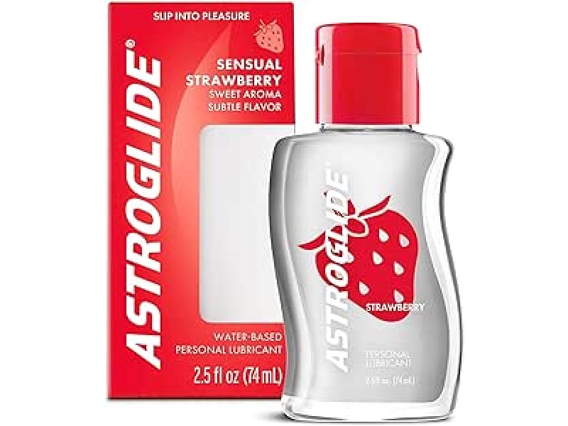 Astroglide strawberry flavored lubricant