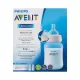 Avent plastic feeding bottle classic white +1m 260ml 2pcs scf563/62