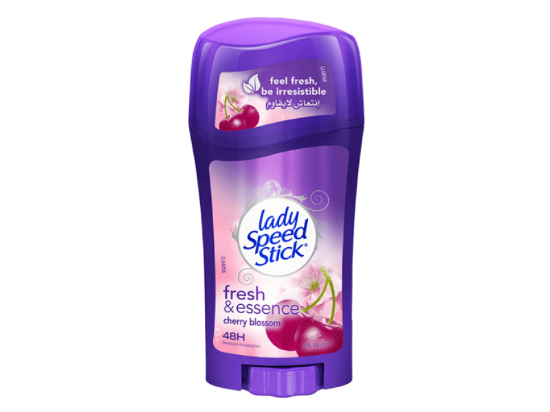 Lady Speed Stick Fresh & Essence Cherry Blossom Deodorant Antiperspirant - 65g Lady Speed Stick Fresh & Essence Cherry Blossom Deodorant Antiperspirant - 65g