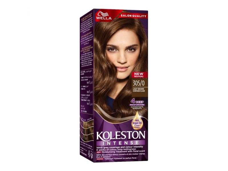KOLESTON MAXI HAIR COLOR 305/0 LIGHT BROWN