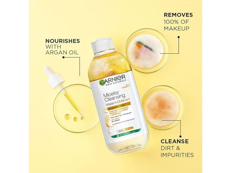 Garnier micellar water in oil 400ml Garnier micellar water in oil 400ml