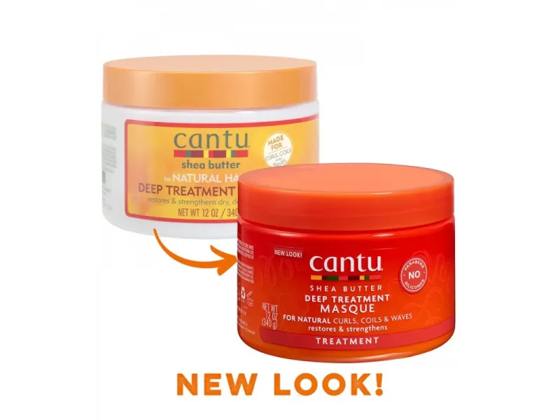 Cantu shea butter natural hair mask 340 g deep treatment damaged hair