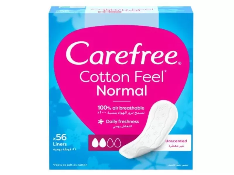 CAREFREE PANTILINER 56 PACK COTTON