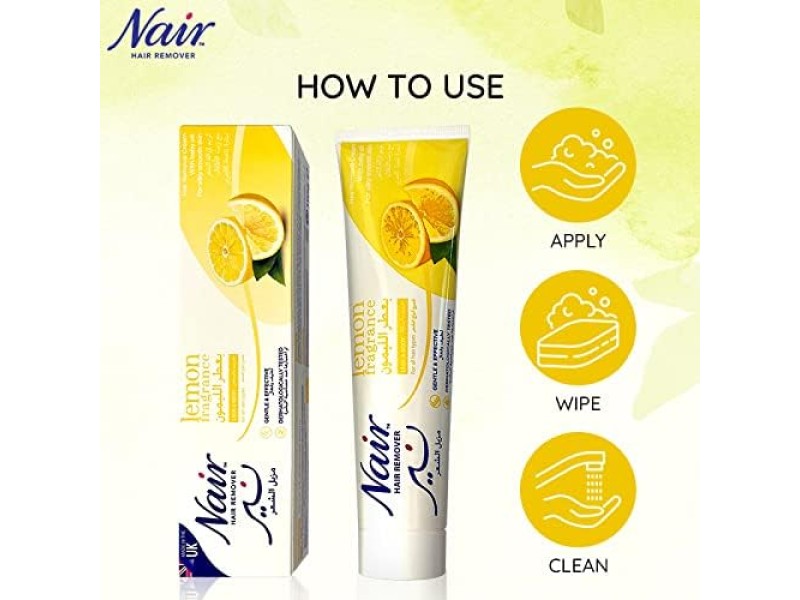 Nair hair remover cream lemon 110gm Nair hair remover cream lemon 110gm