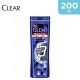 Clear shampoo body&face wash 200ml 3in1 men activated-charcoal