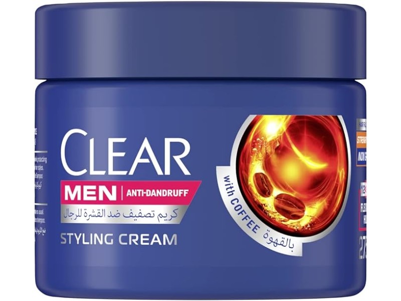 Clear styling cream 275 ml with coffee