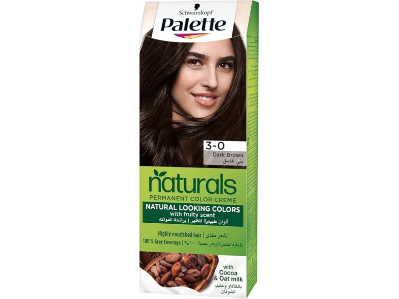 Palette hair color cream 3-0 dark brown Palette hair color cream 3-0 dark brown