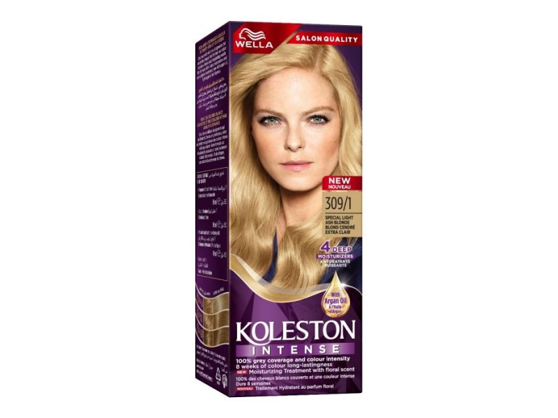Koleston maxi hair color 309/1 light ash blonde