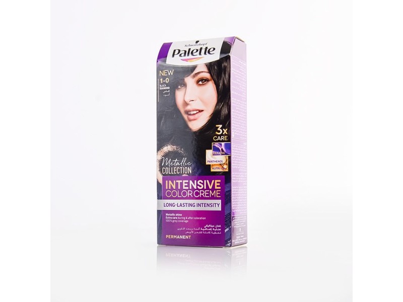 Palette intensive hair color 1-0 black