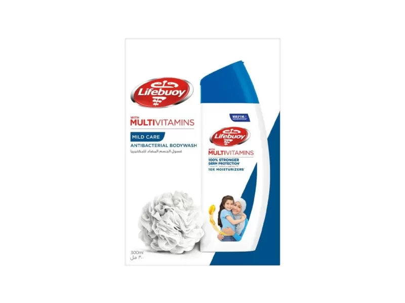 Lifebuoy shower gel 300 ml mild care with kit