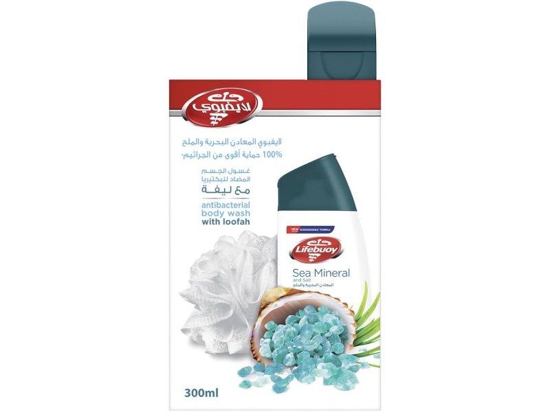 Lifebuoy shower gel 300 ml sea minerals with kit