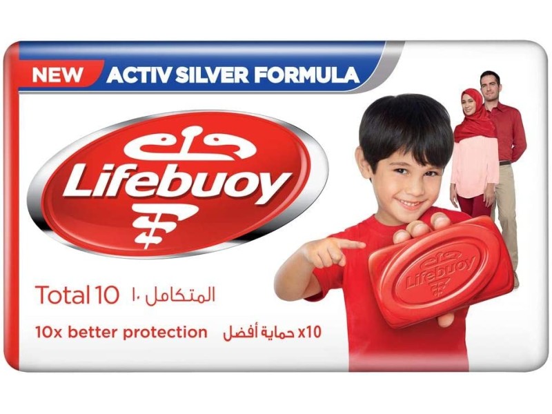 Lifebuoy soap bar 125 gm total 10
