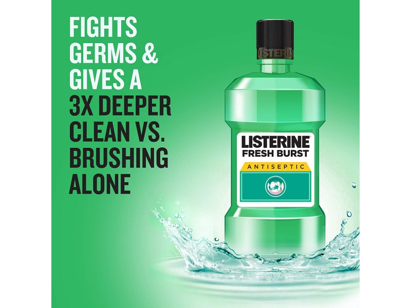 Listerine mouth washes 250 ml fresh burst