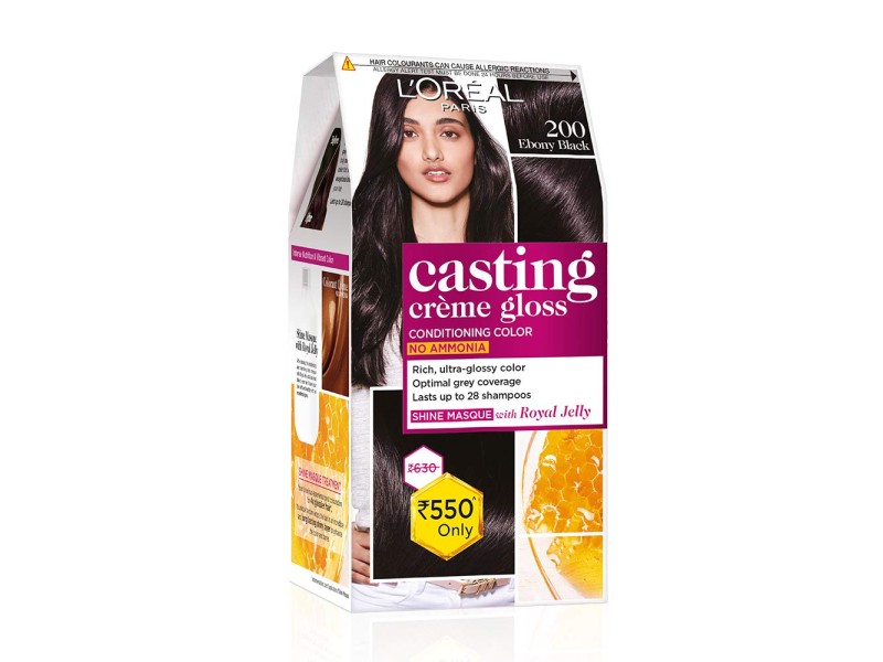Loreal hair color casting 200 ebony black