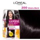 Loreal hair color casting 200 ebony black