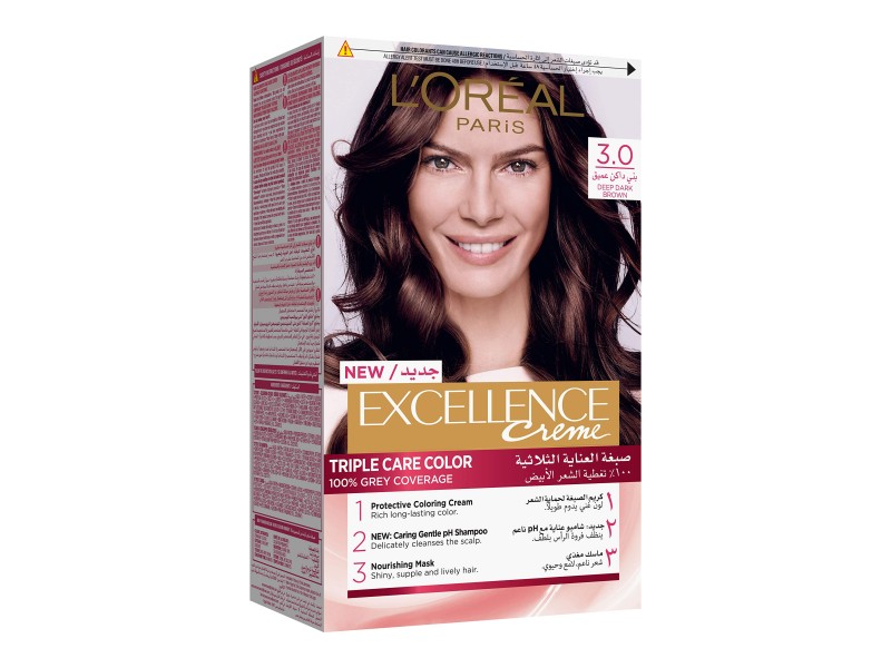 Loreal hair color excellence 3.0 dark brown