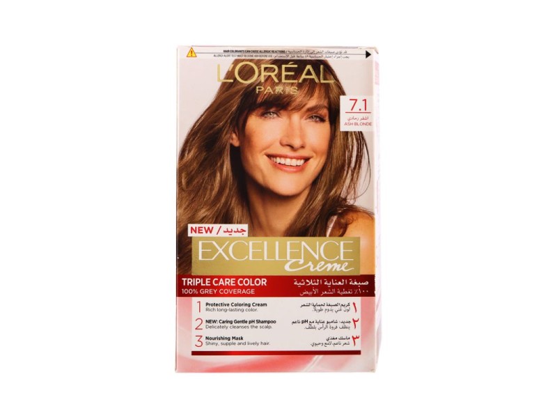 Loreal hair color excellence 7.1 ash blonde