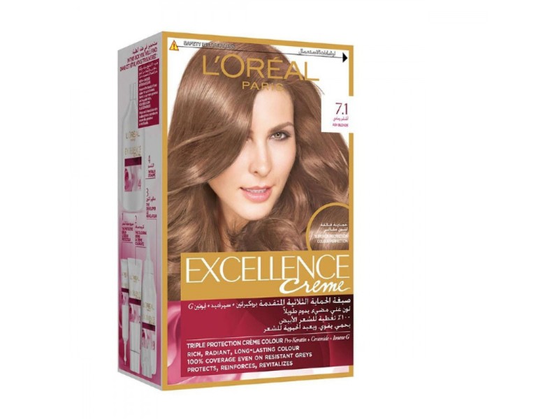 Loreal hair color excellence 7.1 ash blonde