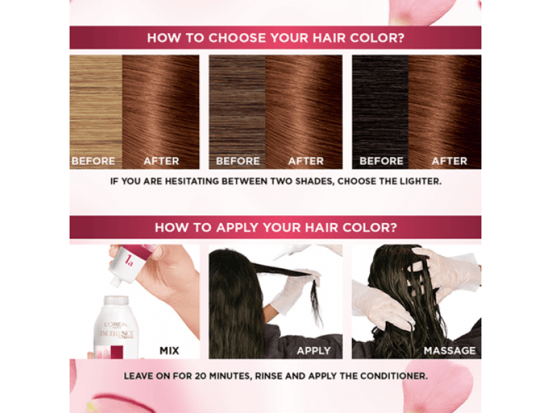 Loreal hair color excellence 7.7 marron miel