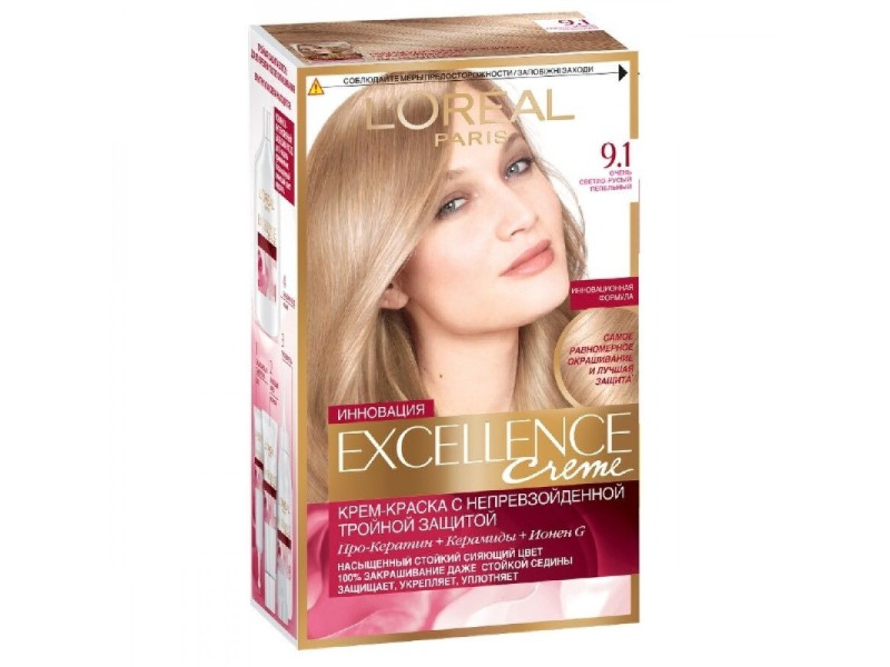 Loreal hair color excellence 9.1 very light