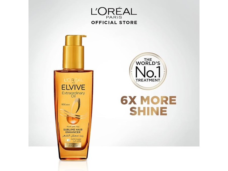 Loreal elvive hair oil 100 ml all hair types
