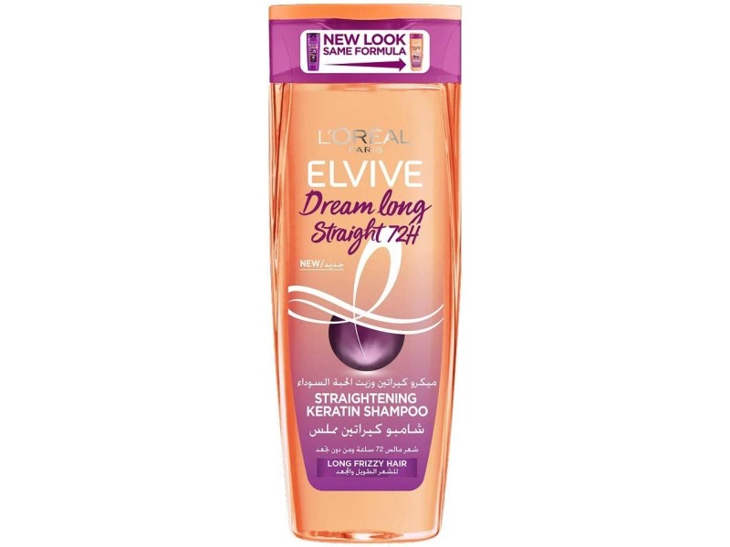 Loreal hair shampoo elvive 200 ml dream long straight keratin