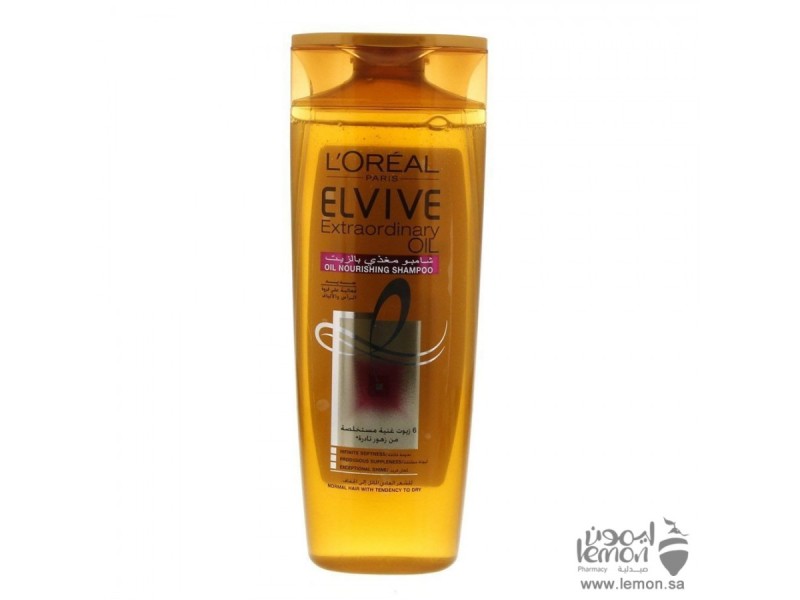 Loreal hair shampoo elvive 400 ml extraordinary oil nourishing oil