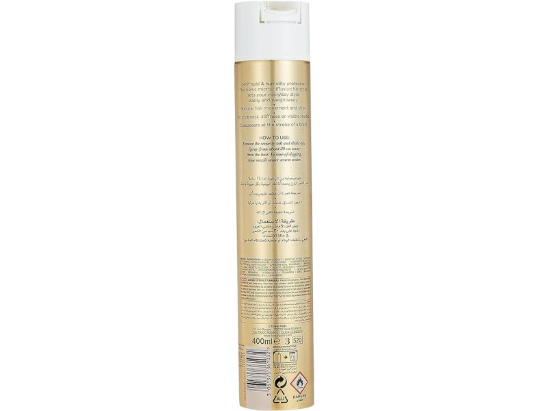 Loreal hair spray elnett 400 ml supreme hold