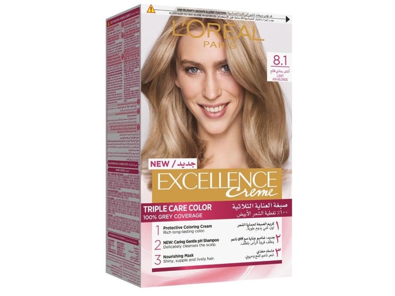 Loreal excellence hair color ash light 8.1 Loreal excellence hair color ash light 8.1