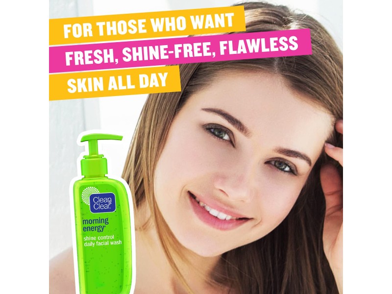 CLEAN & CLEAR MORNING ENERGY SHINE CONTROL FACE WASH 150ML CLEAN & CLEAR MORNING ENERGY SHINE CONTROL FACE WASH 150ML