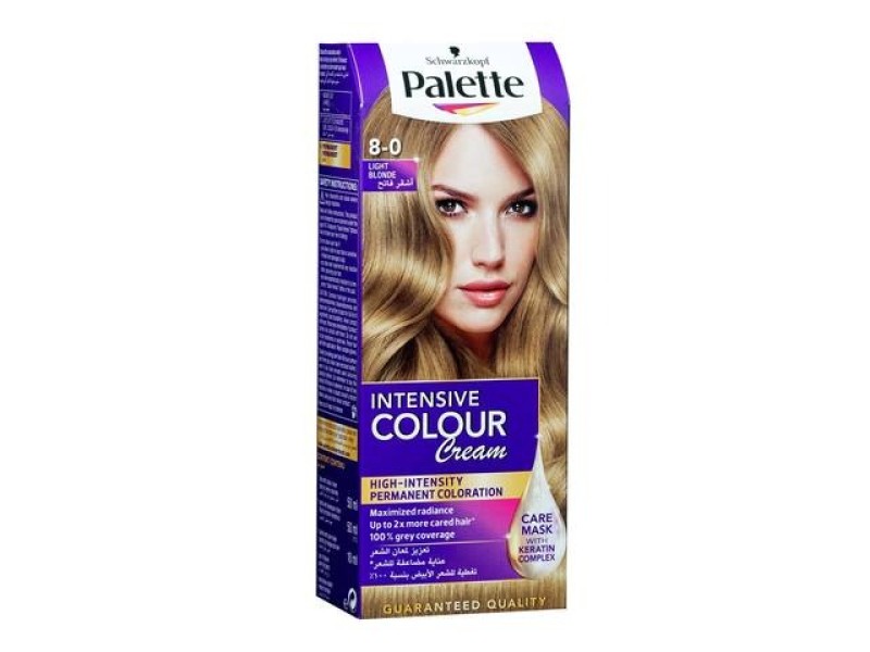 Palette hair color cream 8-0 light blonde Palette hair color cream 8-0 light blonde