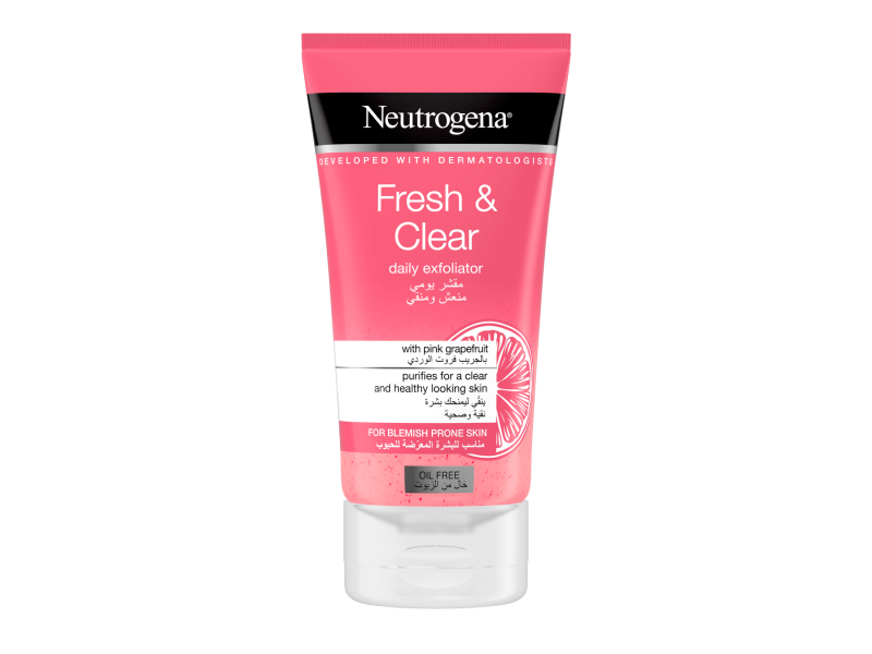 Neutrogena visibly clear pink grape scrub 150ml Neutrogena visibly clear pink grape scrub 150ml