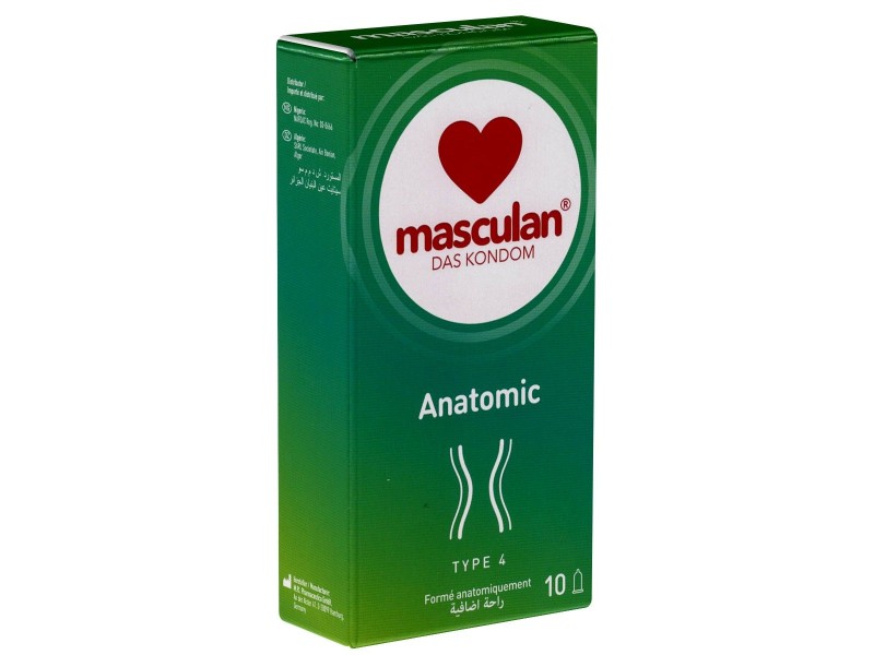 Masculan condom anatomic 10pc(0042)