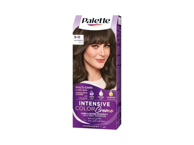 Palette hair color 5-0 light brown