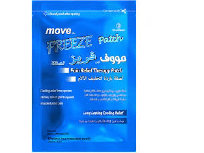 Moov on freeze patch pain relief therapy 5 patches