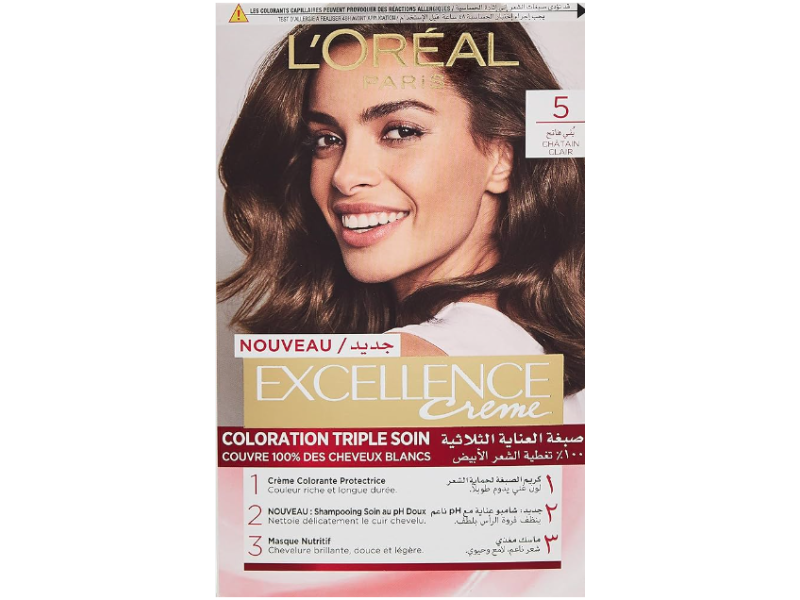 Loreal paris excellence 5 hair color light brown Loreal paris excellence 5 hair color light brown