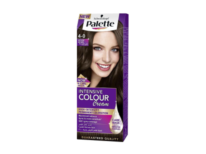 Palette hair color cream 4-0 medium brown Palette hair color cream 4-0 medium brown