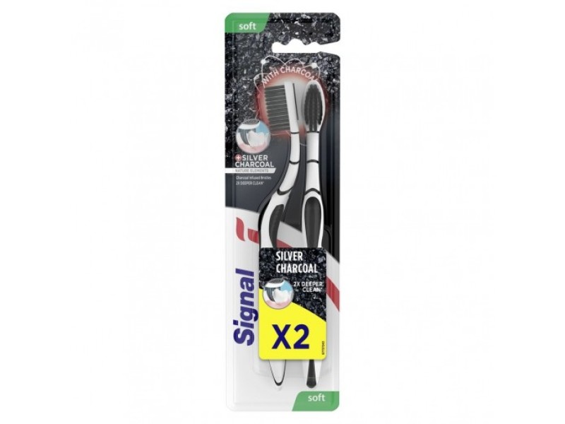 Signal tb silver charcoal soft 2pcs (7539)
