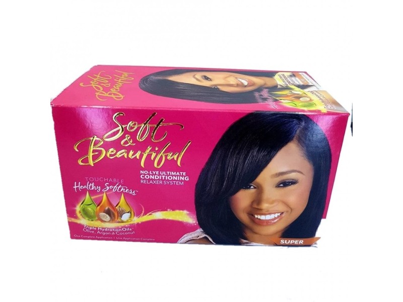 Soft&beautiful hair relaxer super